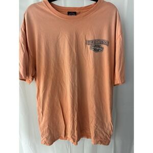 Harley‎ Davidson Motorcycles T Shirt Mens XL Ride Hard Live Free Graphic Tee